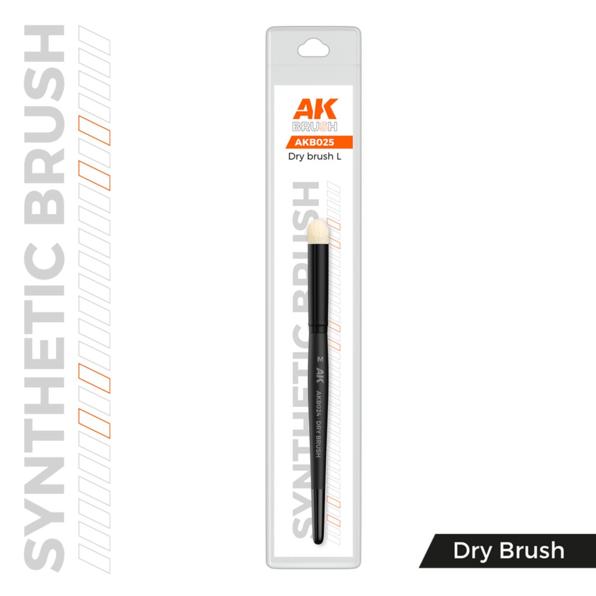 AK Interactive - Brushes - Synthetic Dry Brush - L