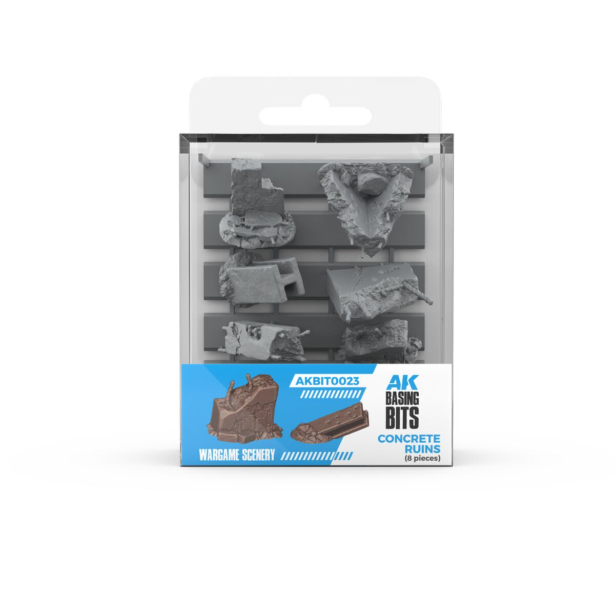 AK Interactive - Basing Bits - Concrete Ruins