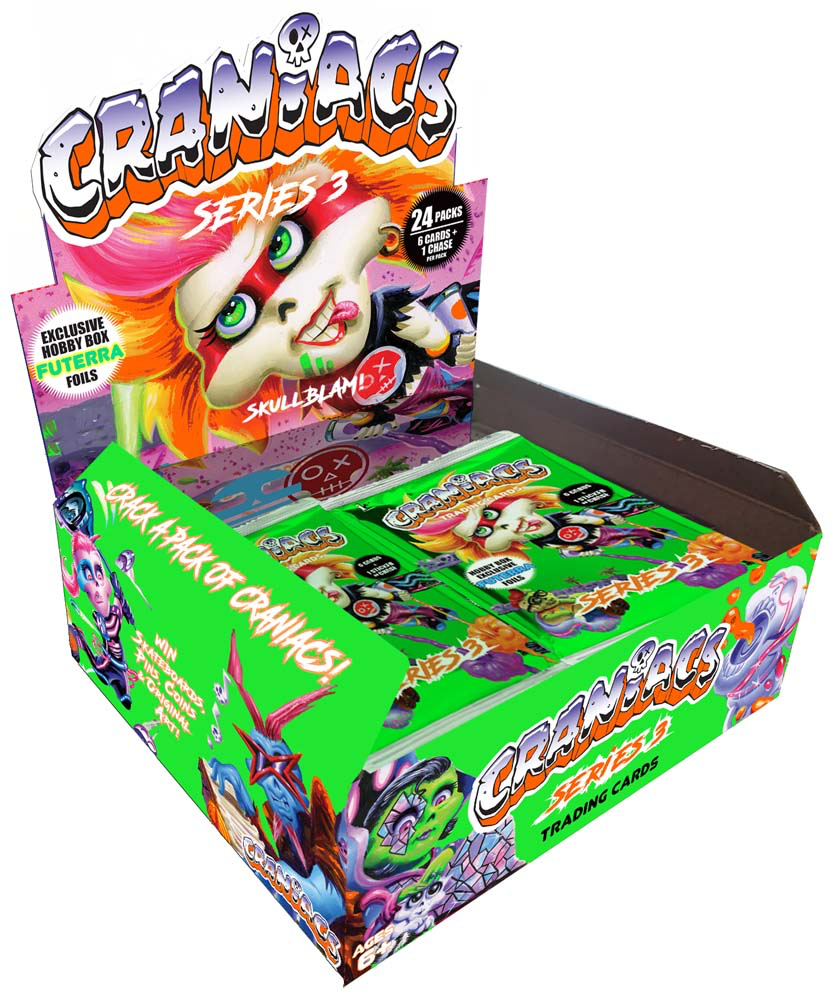 Craniacs Trading Cards Hobby Box Series 3