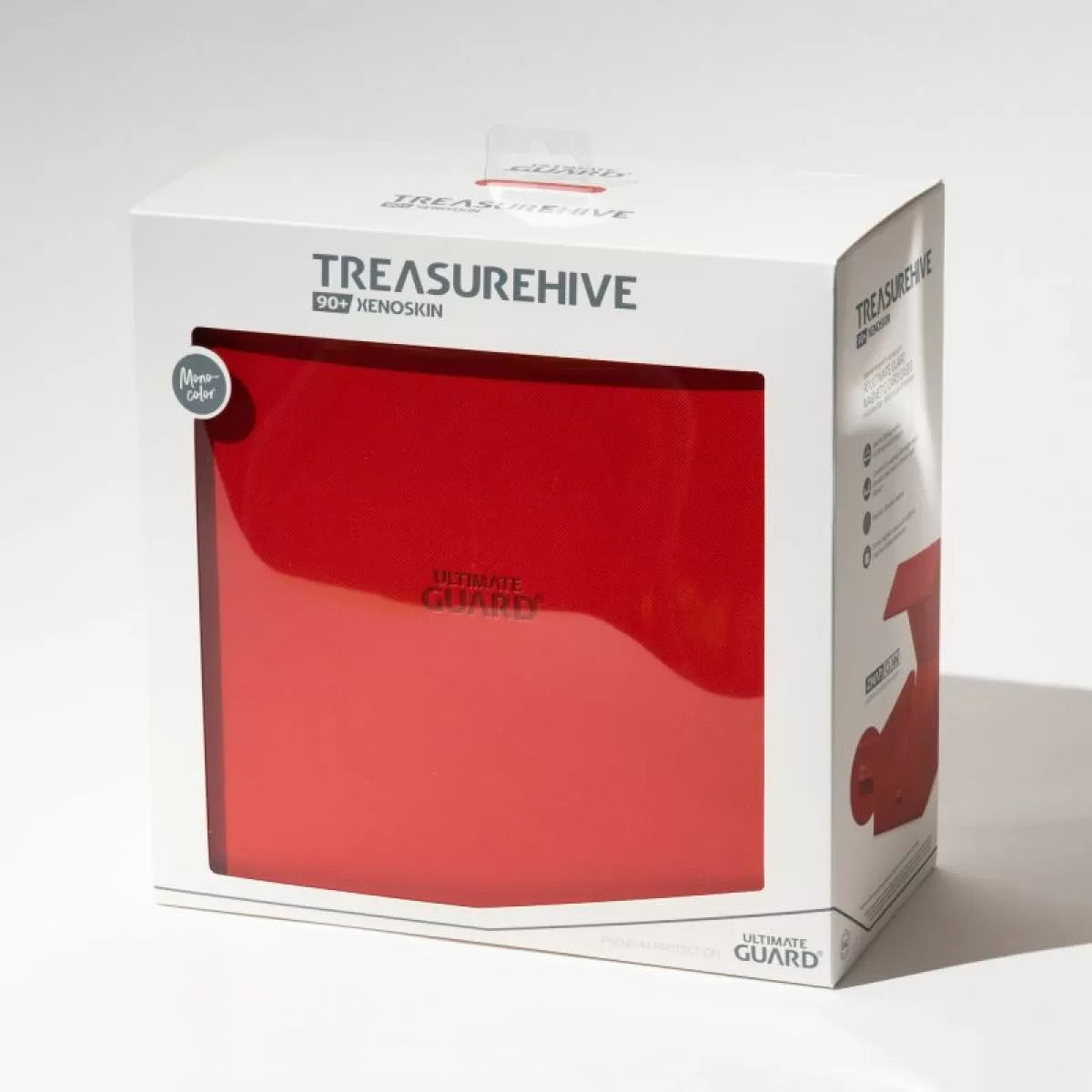 Ultimate Guard: Deck Box – XenoSkin Treasurehive 90+ – Red