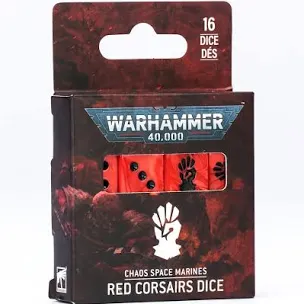 Red Corsairs Dice