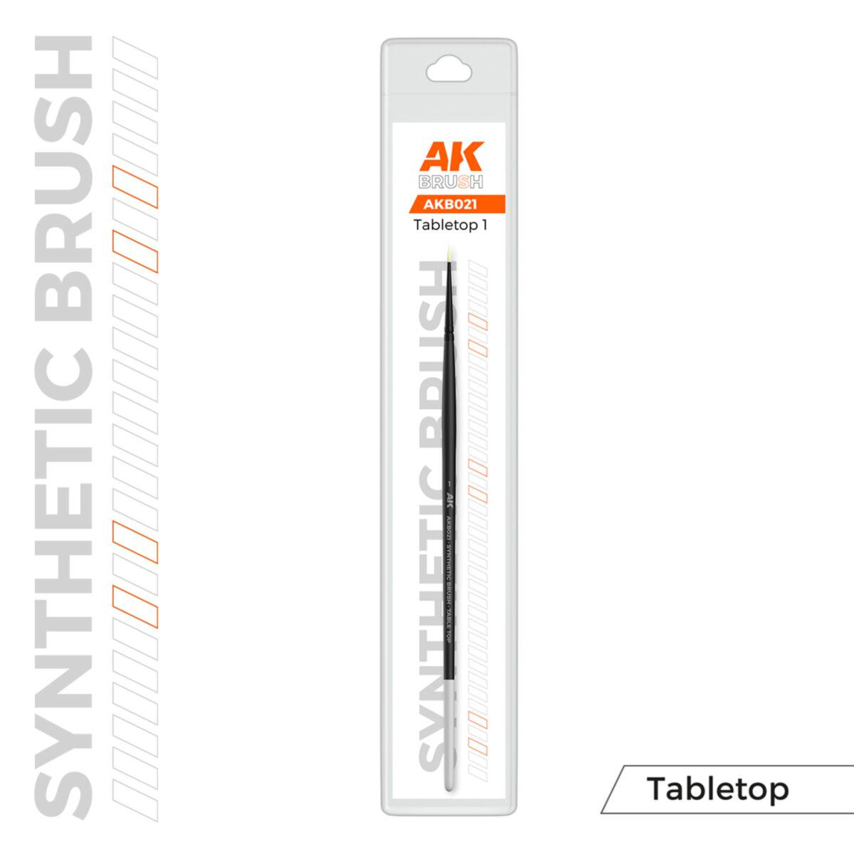 AK Interactive - Brushes - Synthetic Tabletop Brush - 1