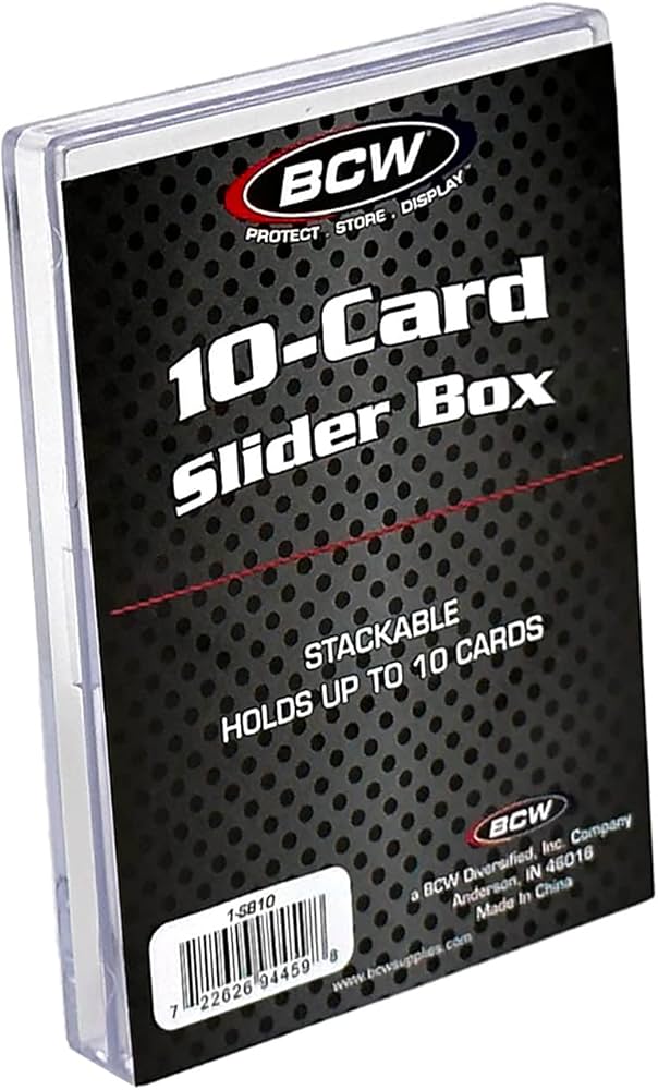 BCW 2 Piece Slider Box 10 Count