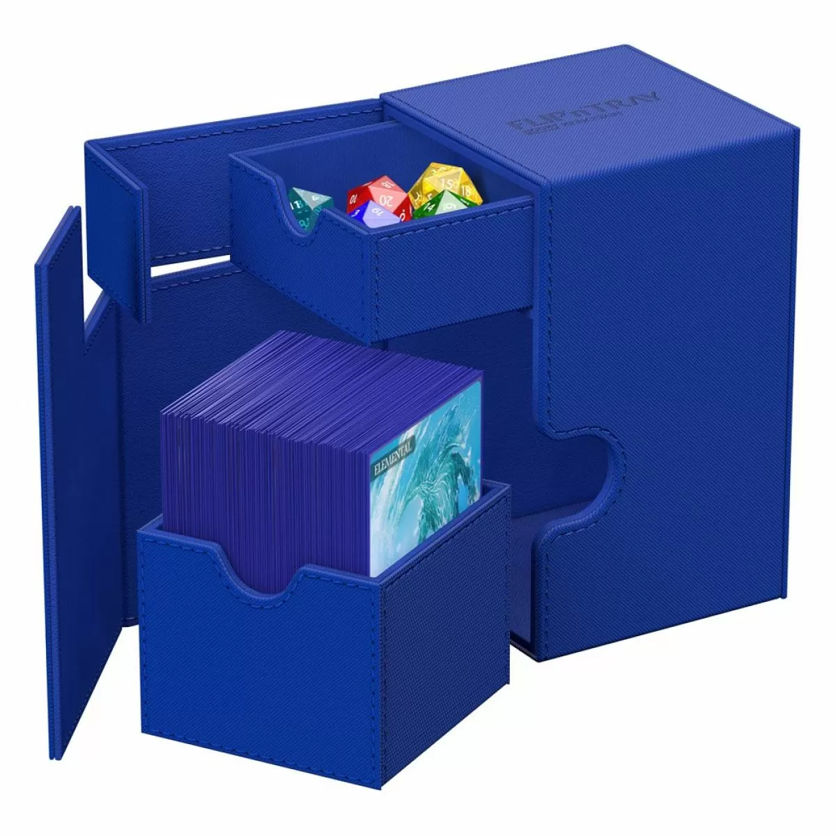 Ultimate Guard: Deck Box – XenoSkin Monocolor Flip'n'Tray 100+ – Blue