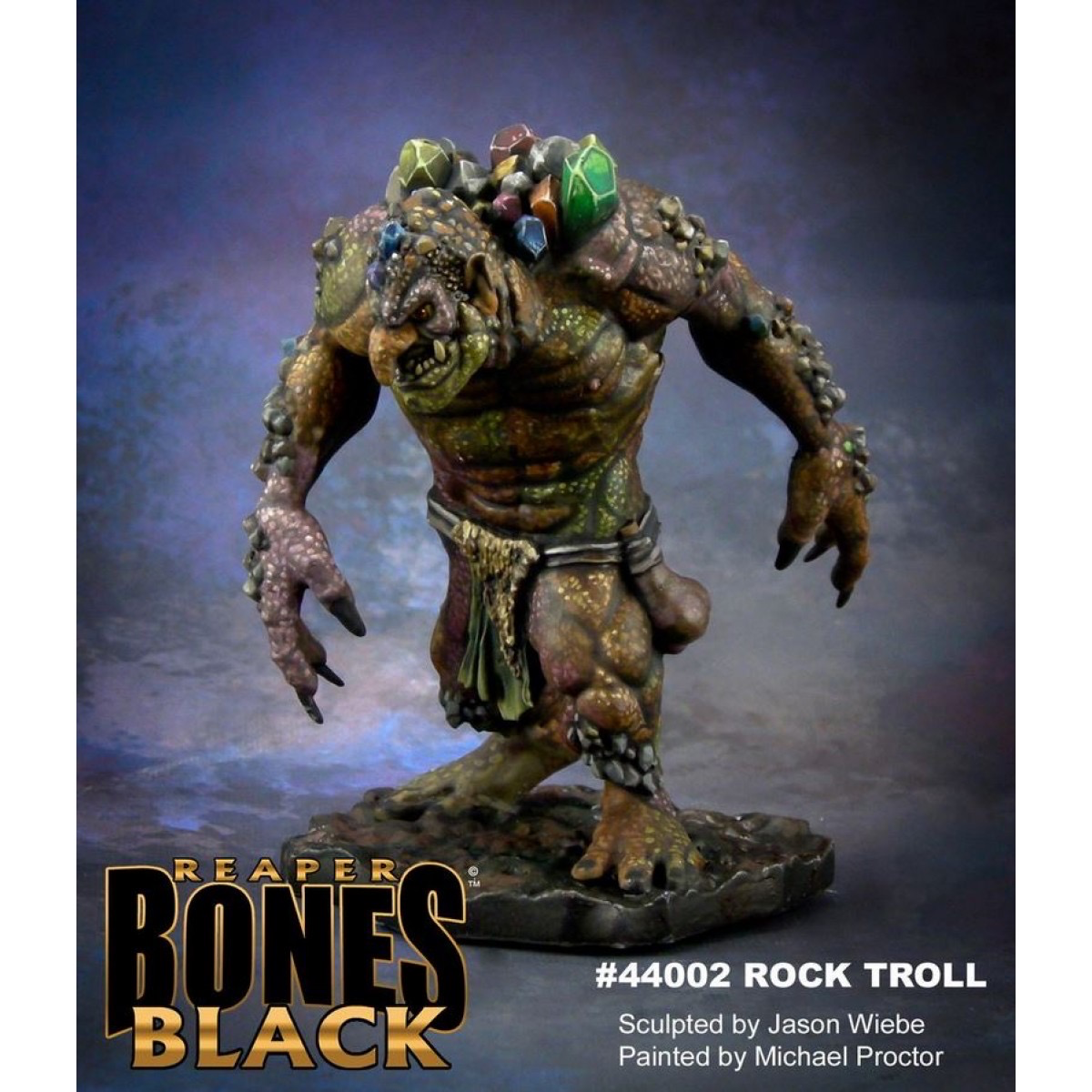 Reaper Bones Black: Rock Troll
