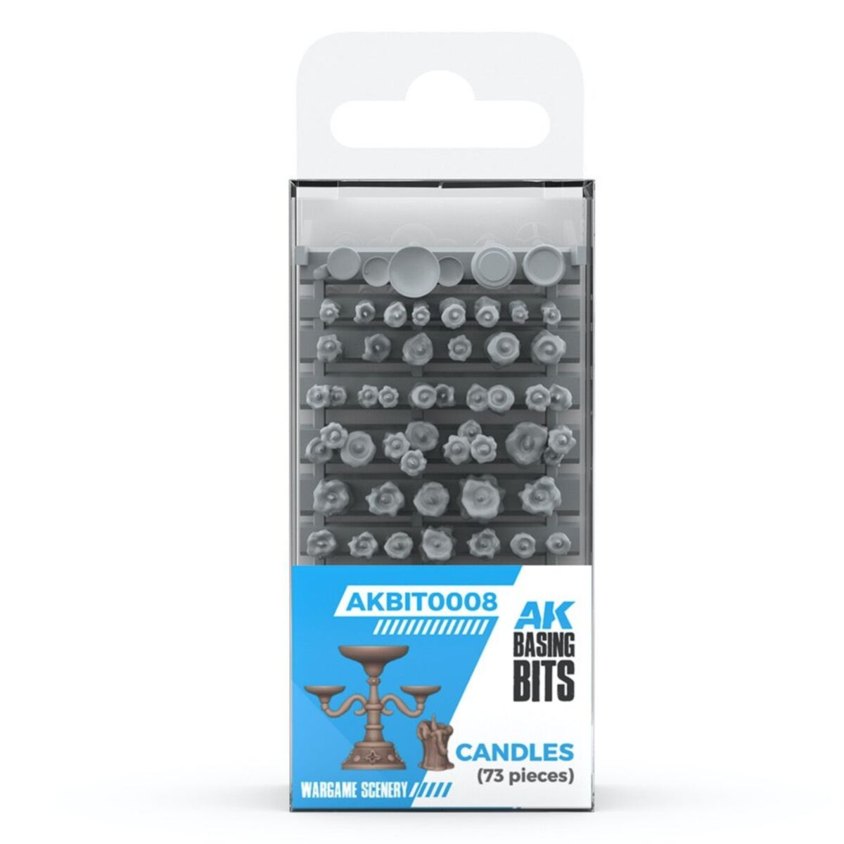 AK Interactive - Basing Bits - Candles - 73 Pieces