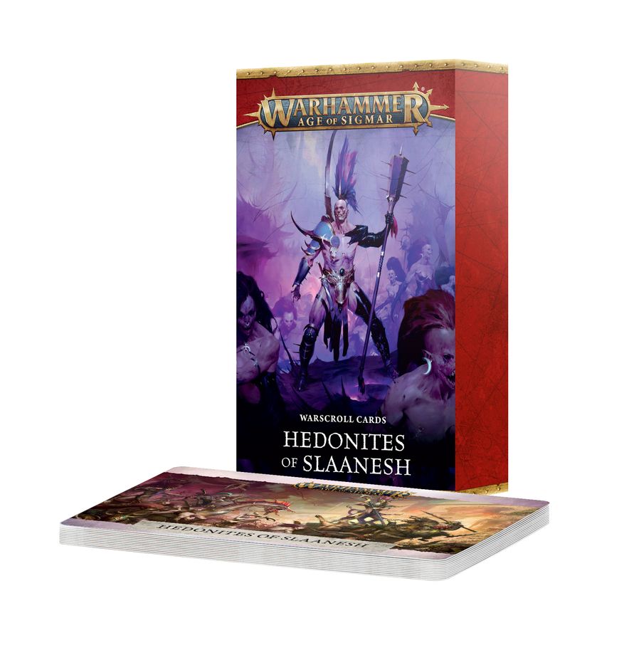 **Preorder - Warscroll Cards: Hedonites of Slaanesh