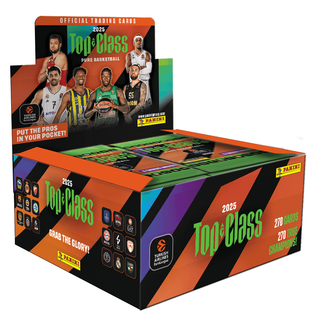 EURO LEAGUE Top Class Basketball Trading Cards