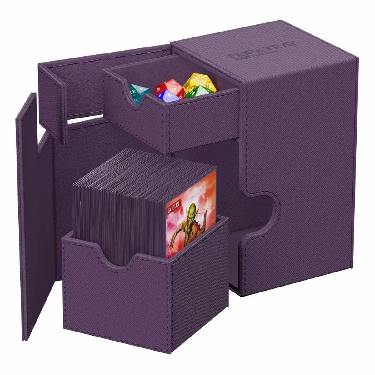 Ultimate Guard: Deck Box – XenoSkin Monocolor Flip'n'Tray 100+ – Purple