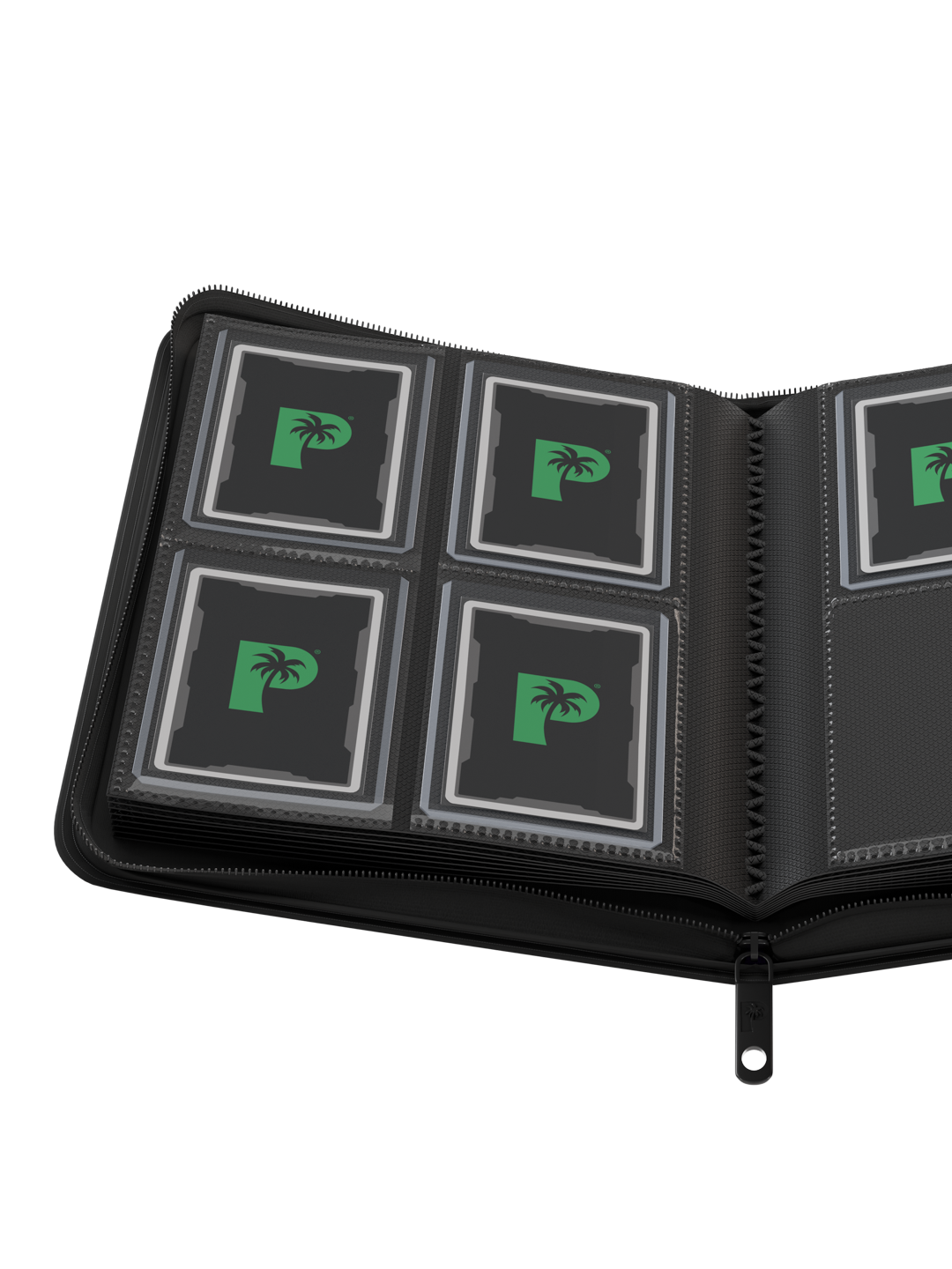 Collector's Series Top Loader Zip Binder - 4 Pocket - Black