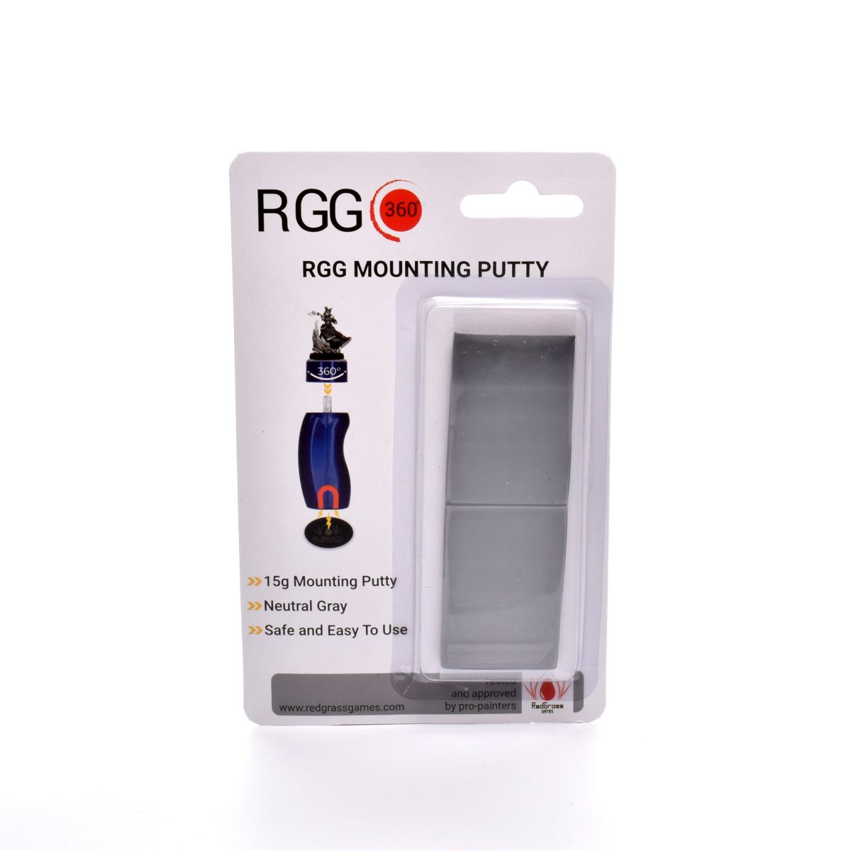 Redgrass - 15g of mounting Putty for RGG360 - Neutral Gray