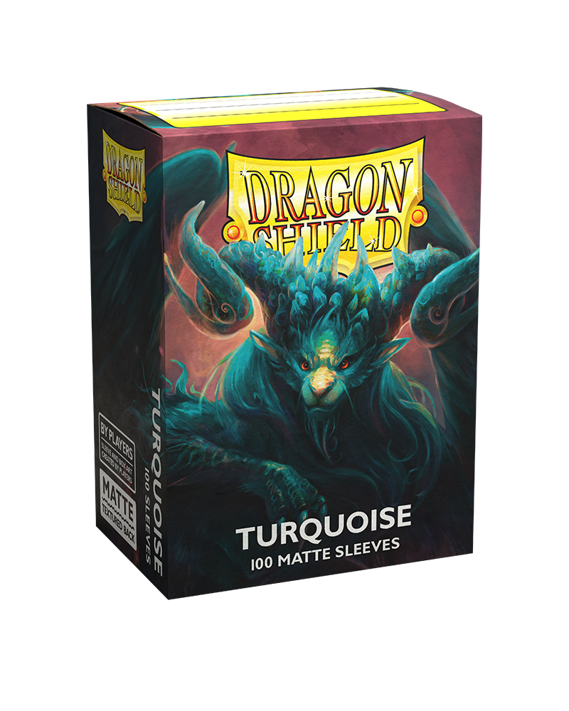 Sleeves - Dragon Shield - Box 100 - Turquoise MATTE