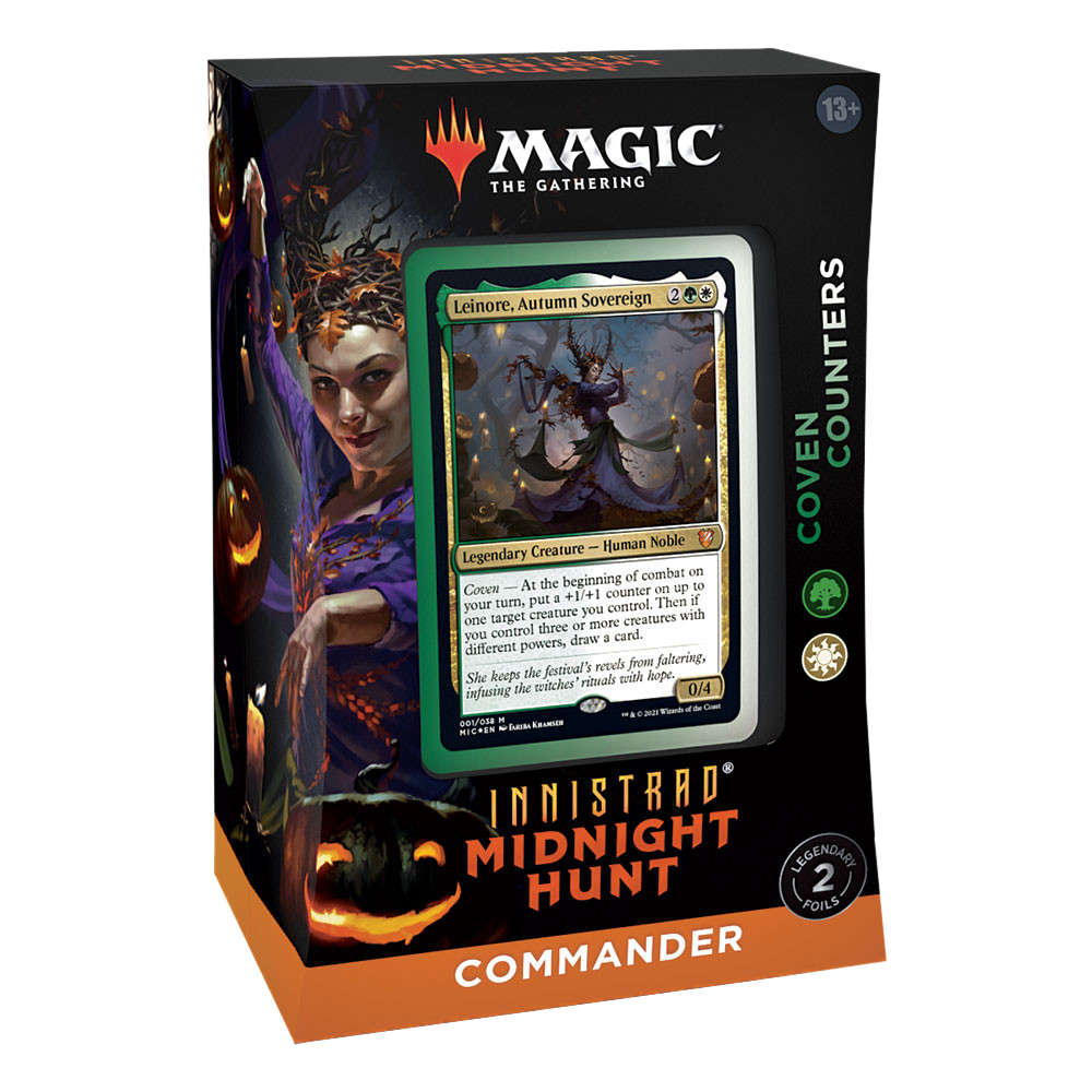 Magic Innistrad Midnight Hunt Commander Deck - Coven counters