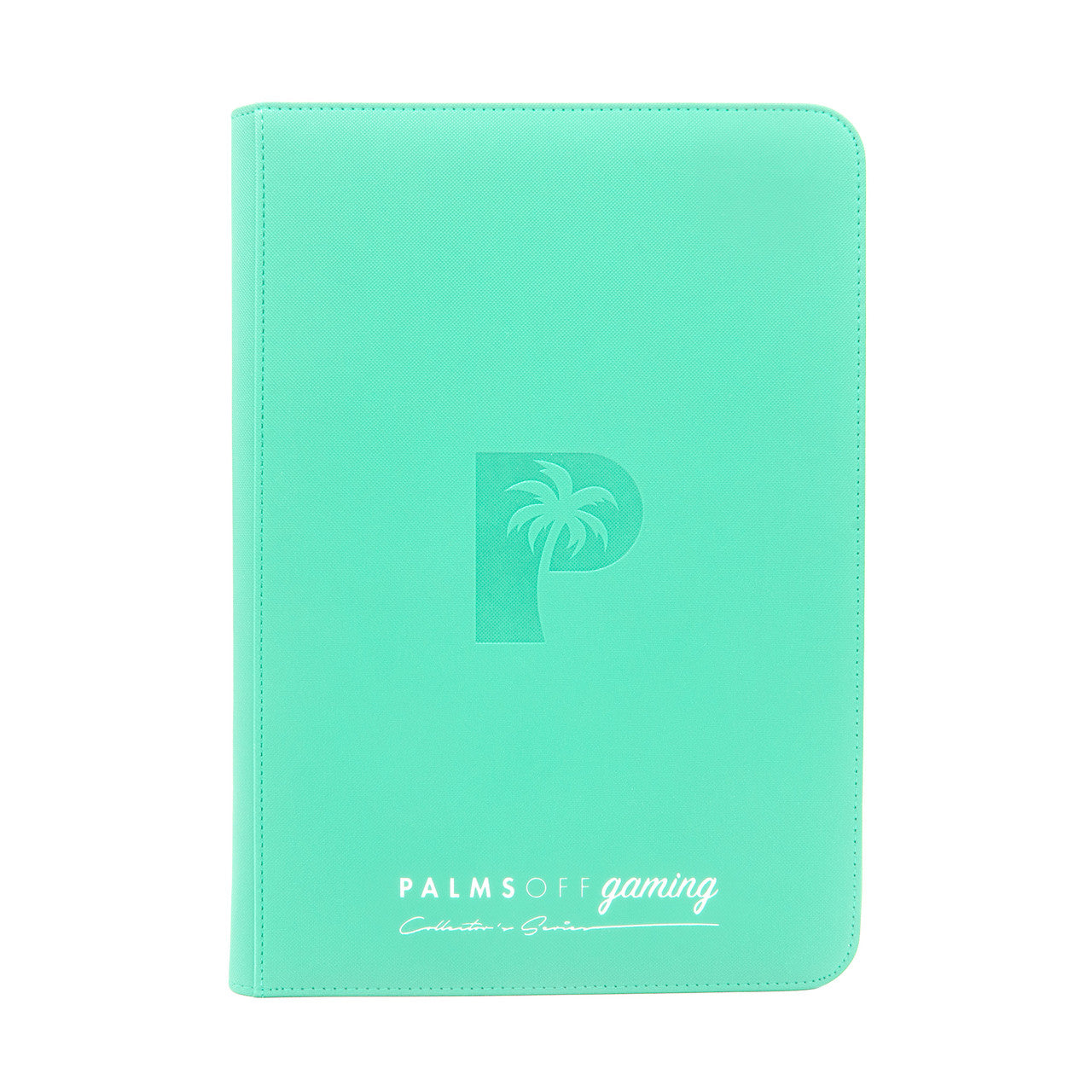 Collector's Series Top Loader Zip Binder - CLEAR - Turquoise