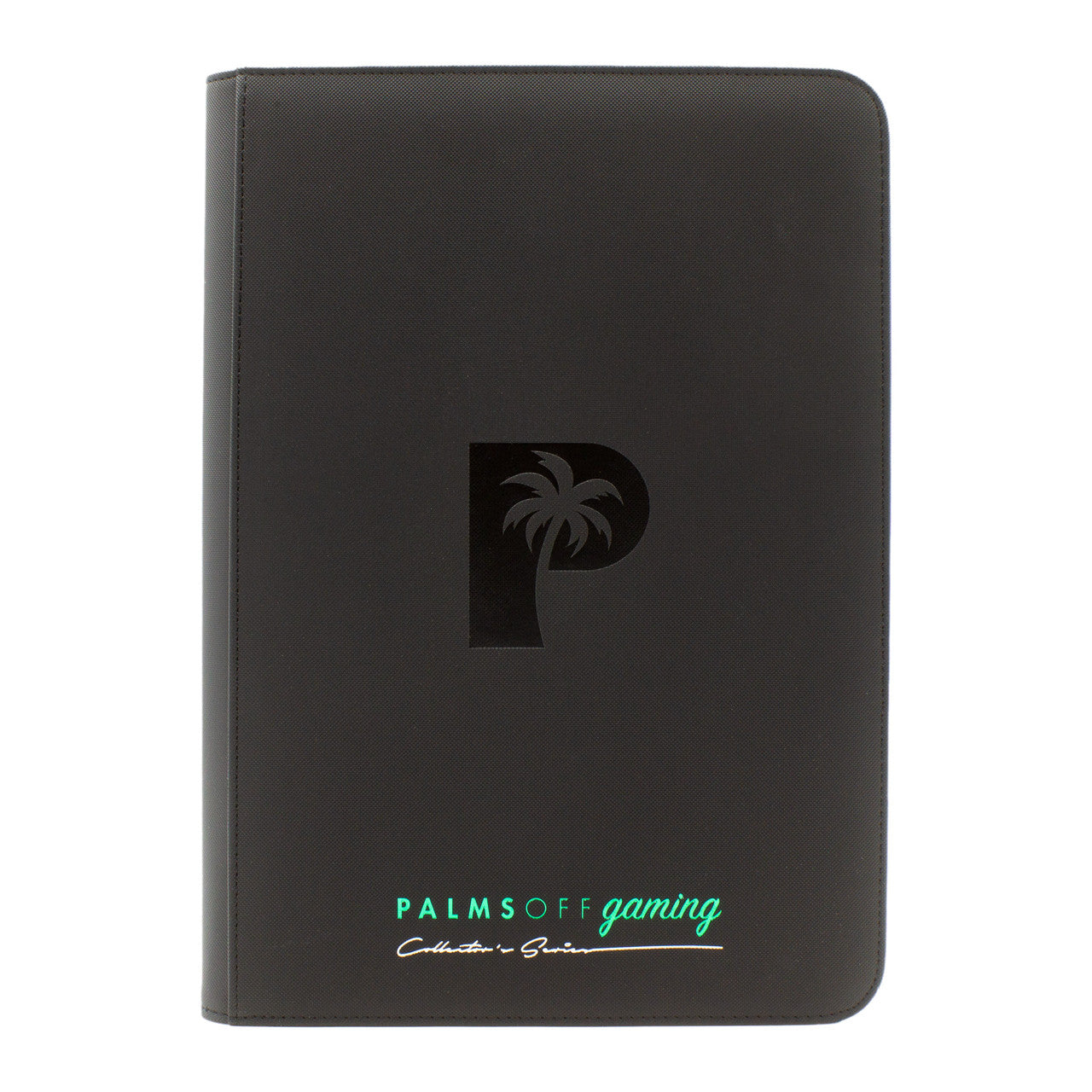 Collector's Series Top Loader Zip Binder - CLEAR - Black