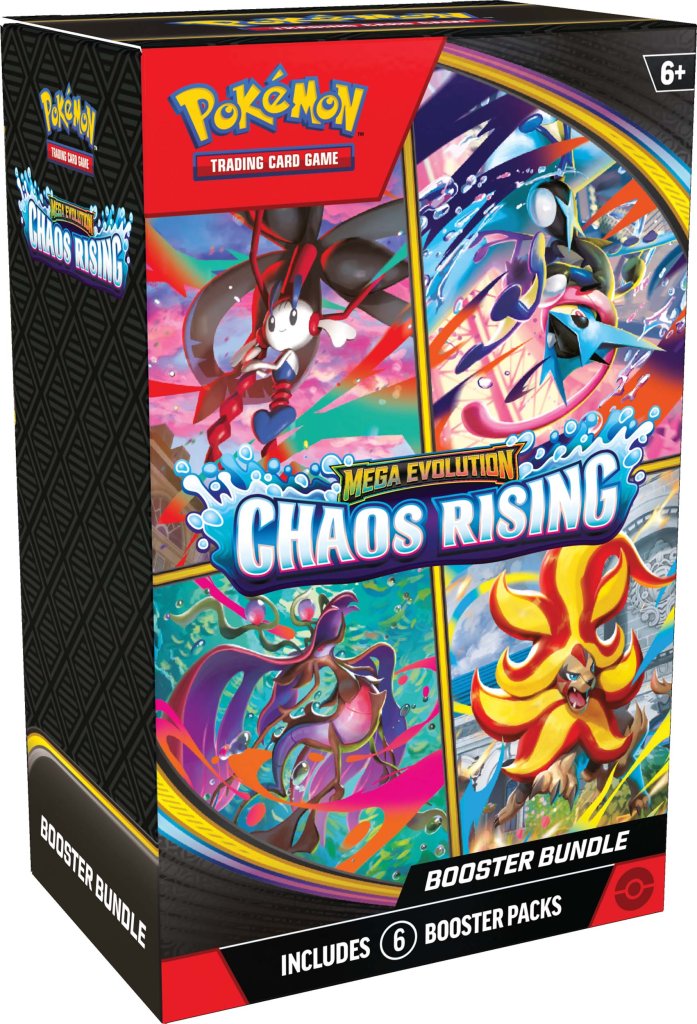 **PREORDER Pokémon TCG: Mega Evolution Chaos Rising Booster Bundle