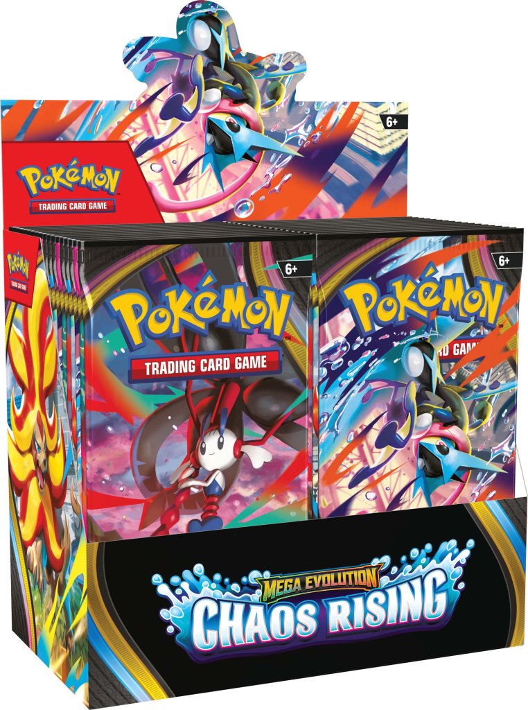 **PREORDER Pokémon TCG: Mega Evolution Chaos Rising Booster Box