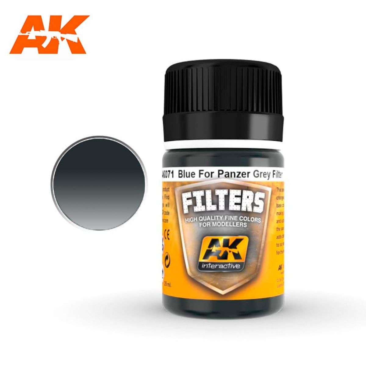 AK Interactive - Weathering Products - Filter for Panzer Grey Vehicles 35m