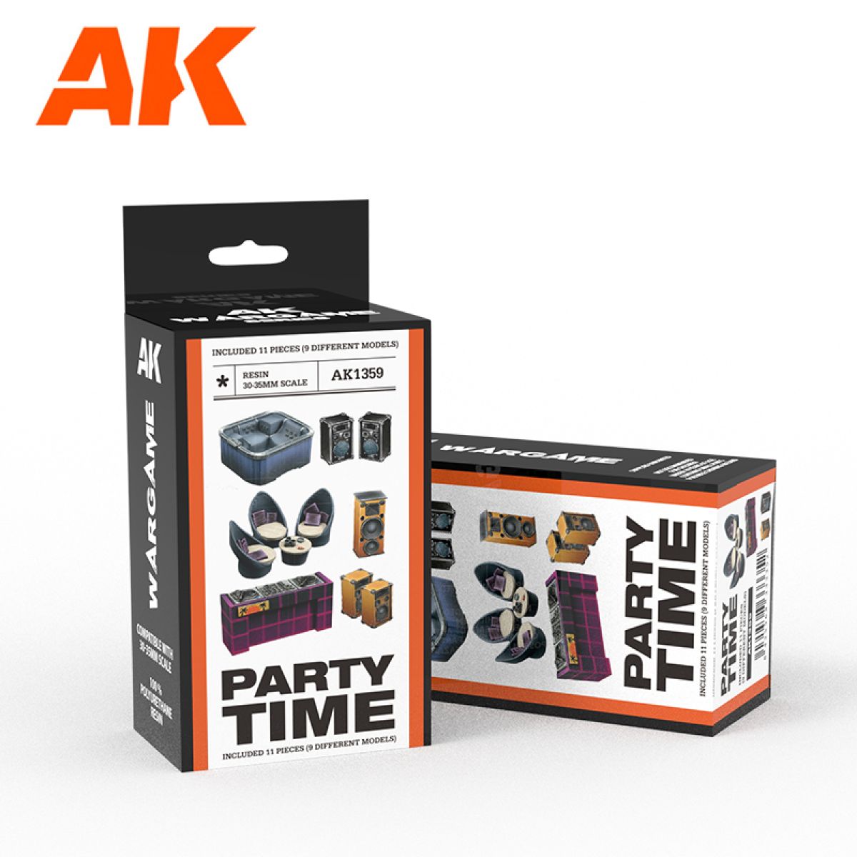 AK Interactive - Resins - Wargame Resin Scenery - Party Time Set Wargame