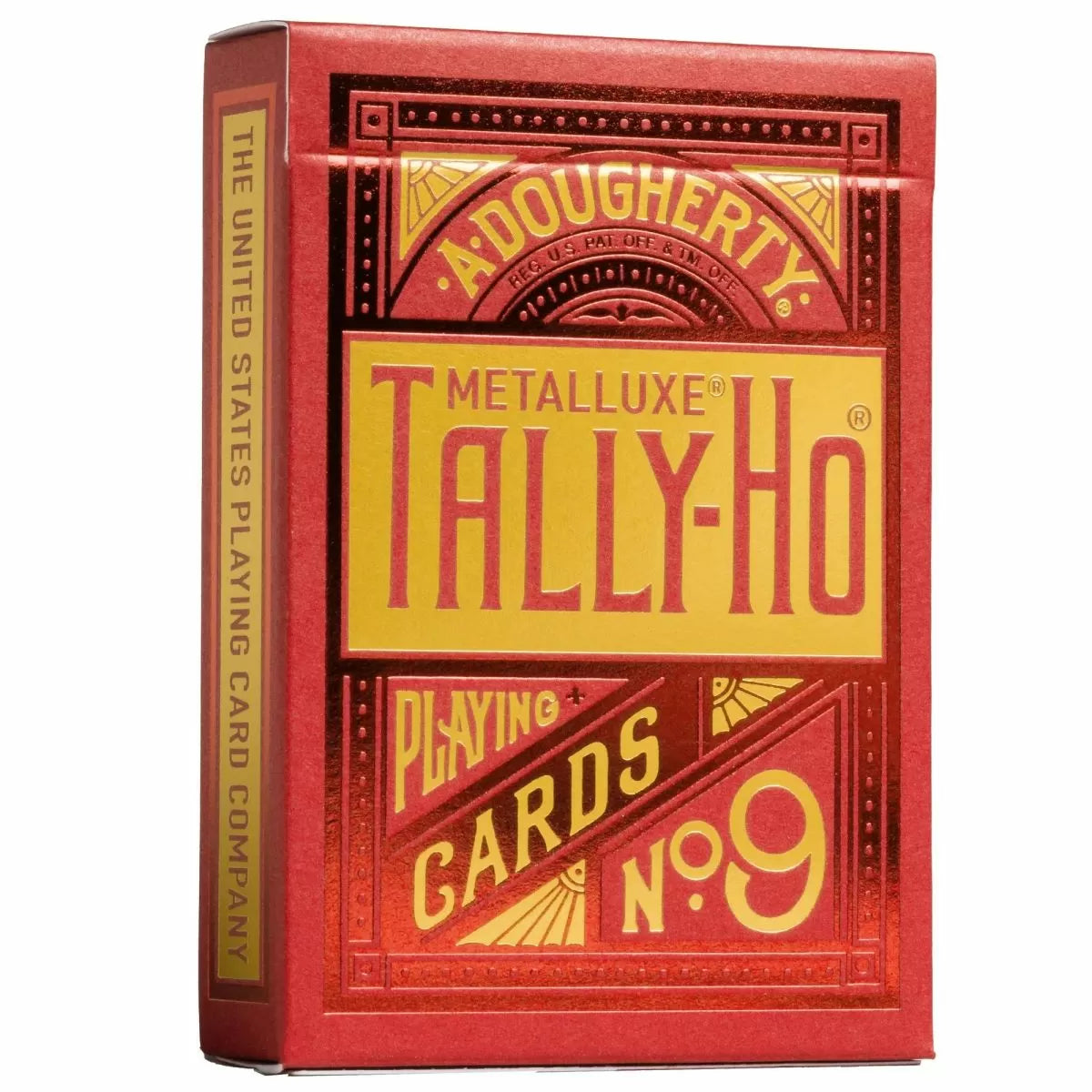 Bicycle Metalluxe Tally-Ho Red Playing Cards