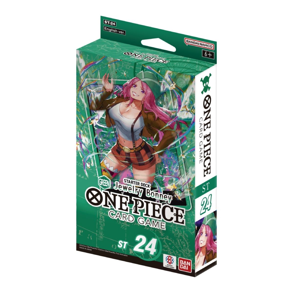 One Piece Card Game: Starter Deck Display – (Green) Jewelry Bonney
