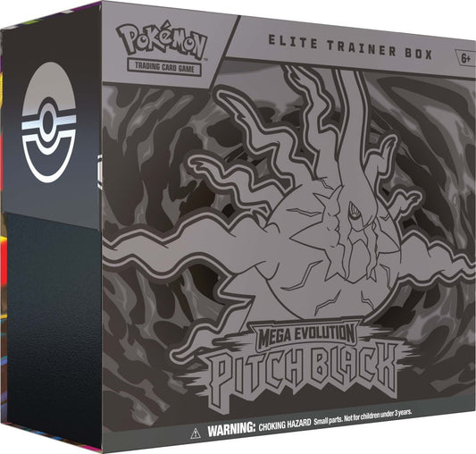 *PREORDER Pokémon TCG: Mega Evolution— Pitch Black Elite Trainer Box
