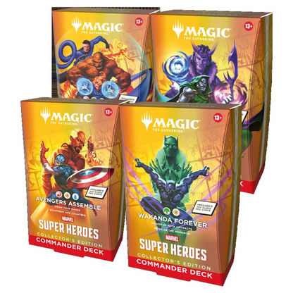 Magic Marvel Super Heroes - Collector Commander Deck set 4