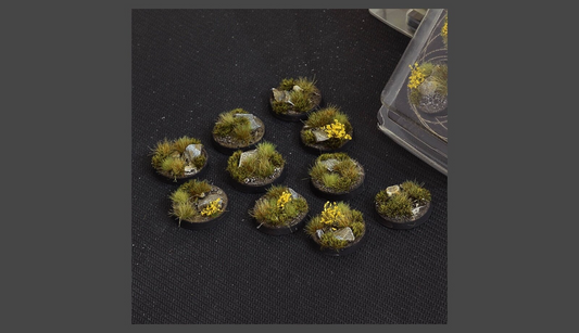 Gamers Grass: Bases: Highland (Round 25mm (x10)