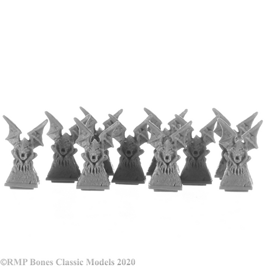 Reaper: Bones: Graveyard Finials: Gargoyles (10)