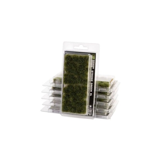 Gamers Grass - Grass Tufts - XL - Strong Green