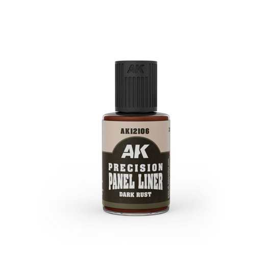 AK Interactive - Precision Paneliner- Dark Rust 30ml