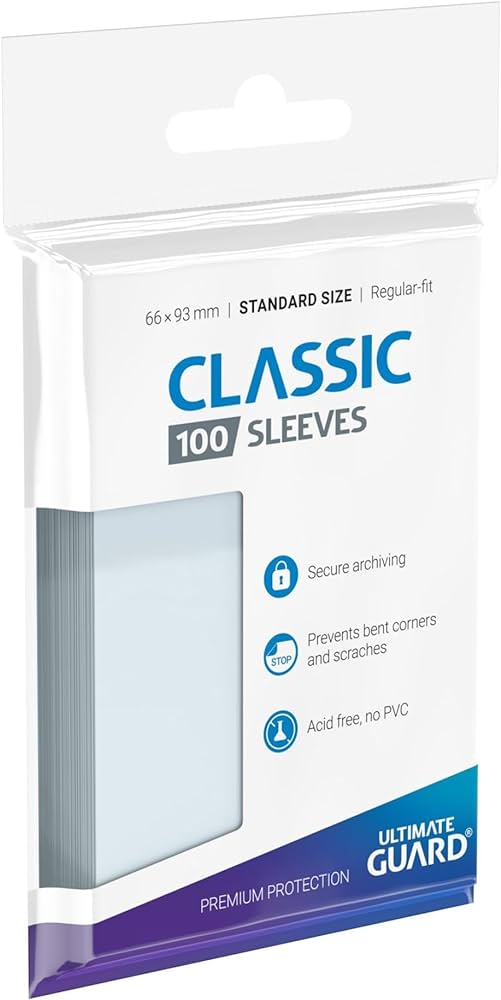 Ultimate Guard standard size classic sleeves 100