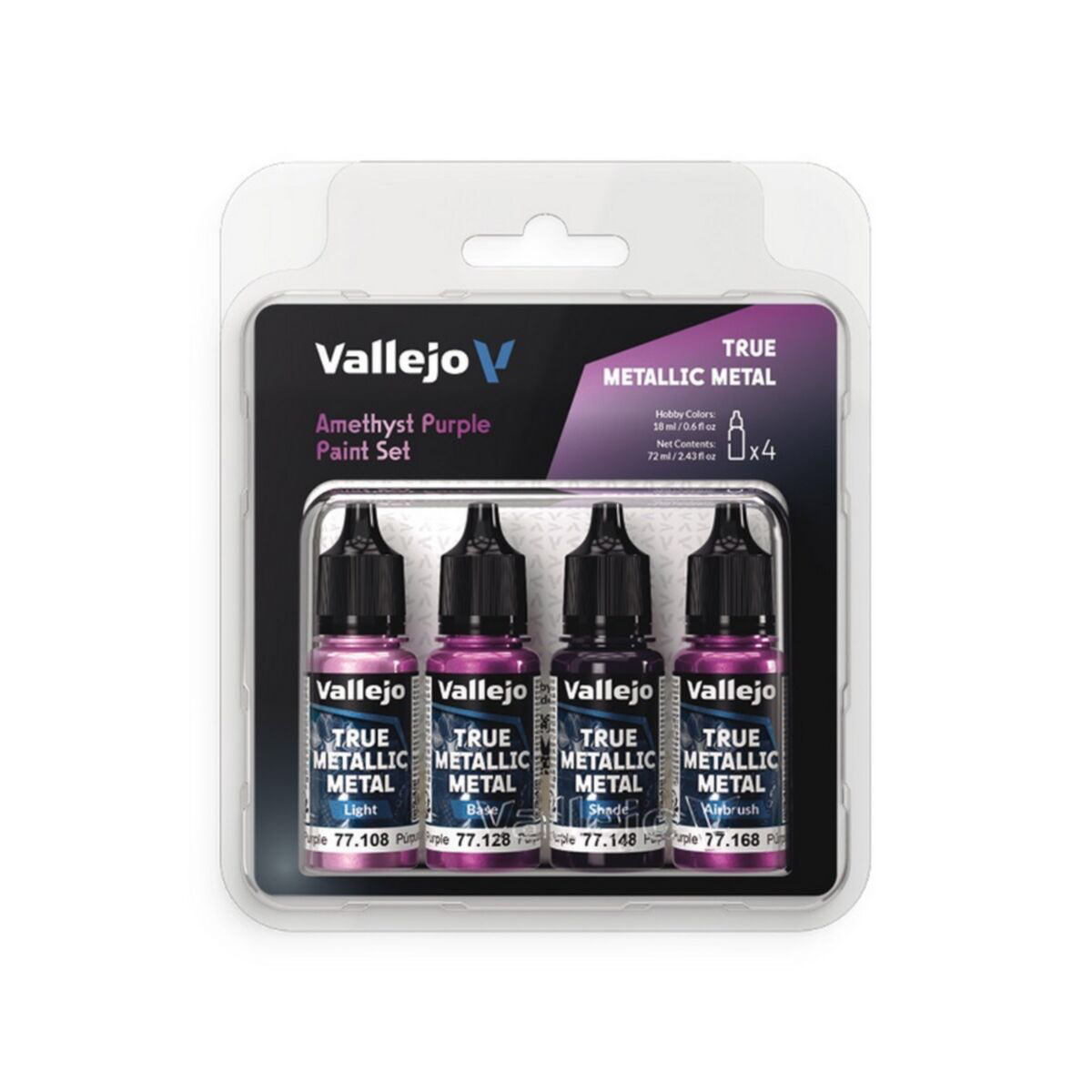 Vallejo - True Metallic Metal - Set - Amethyst Purple