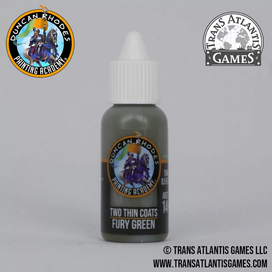 Two Thin Coats - Fury Green 15ml