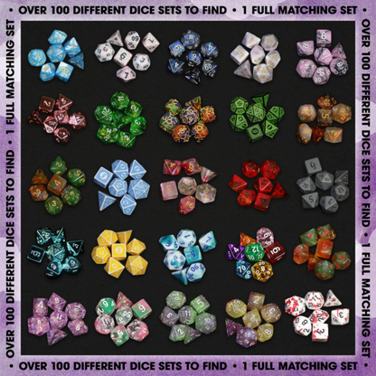 1985 Games Premium Mystery Dice with Purple Bag