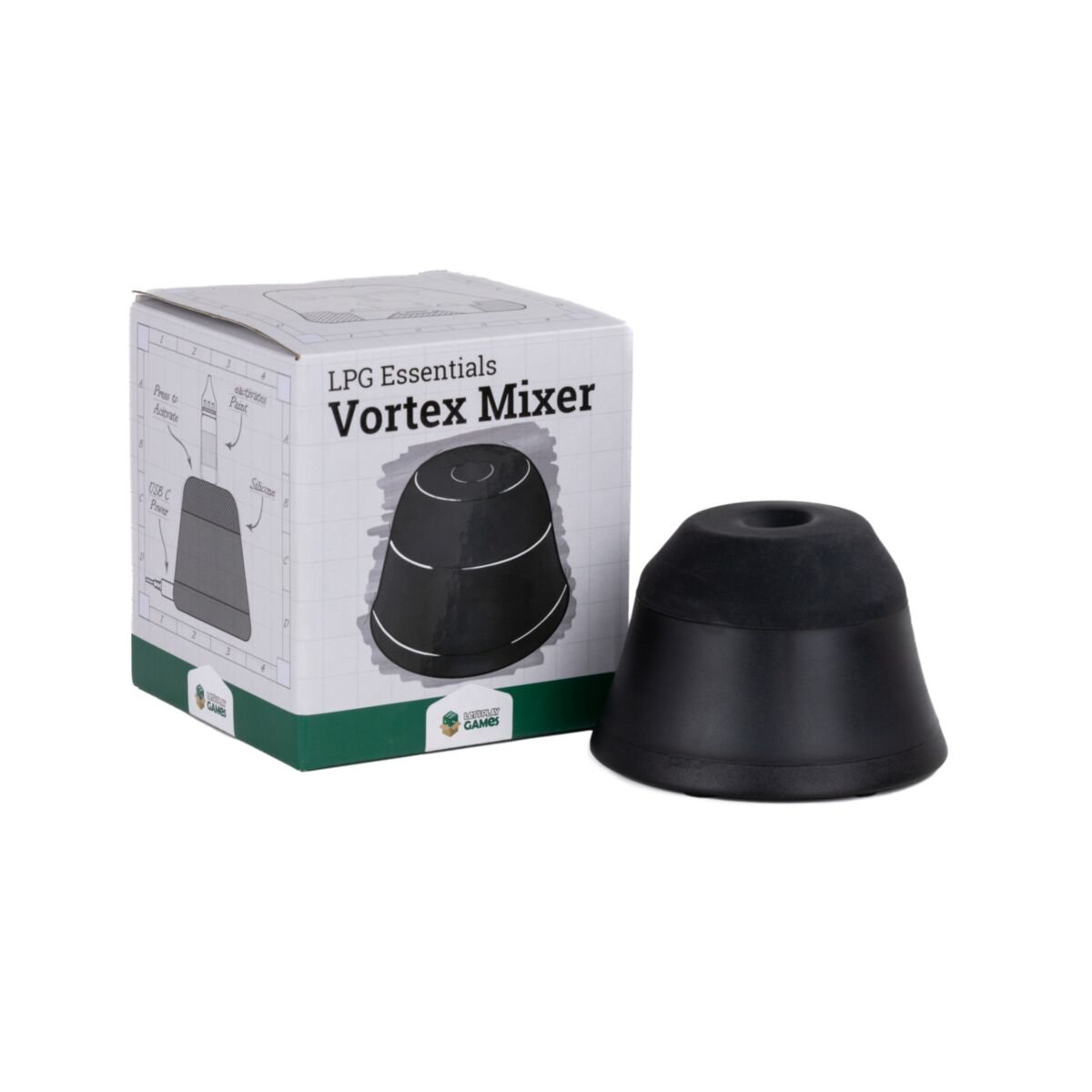 LPG Essentials Vortex Mixer - Black