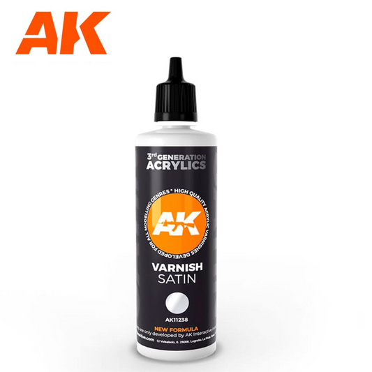 AK Interactive - 3 Gen Varnish - Satin Varnish 100