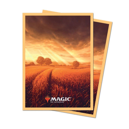 Pro: UP86814 Unstable Lands Plains Standard Deck Protector sleeves for Magic 100ct