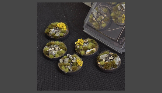 Gamers Grass: Bases: Highland (Round 40mm (x5)
