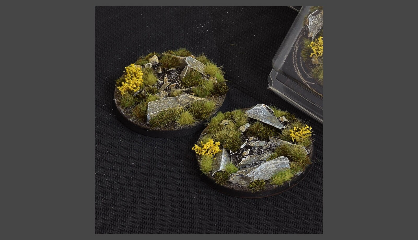 Gamers Grass: Bases: Highland (Round 60mm (x2)