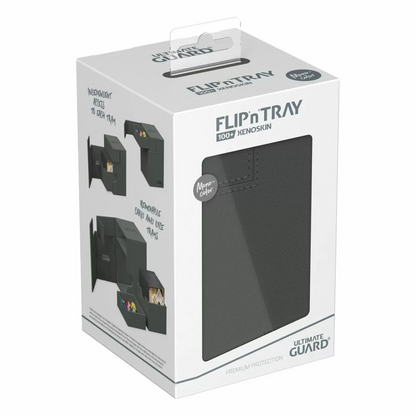 Ultimate Guard: Deck Box – XenoSkin Monocolor Flip'n'Tray 100+ – Grey