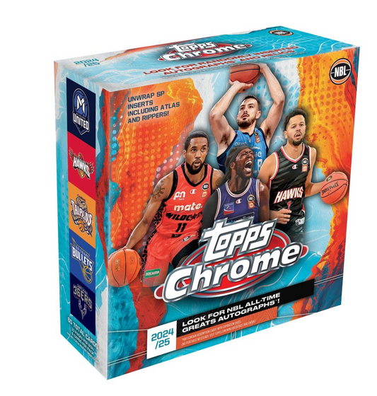 Topps Chrome NBL 2024/25 Basketball Trading Cards - Mega Pack