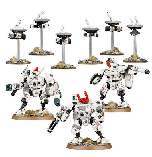 Tau Empire: XV8 Crisis Battlesuits