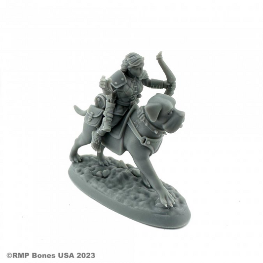 Reaper: Bones USA: Female Halfling Dog Rider