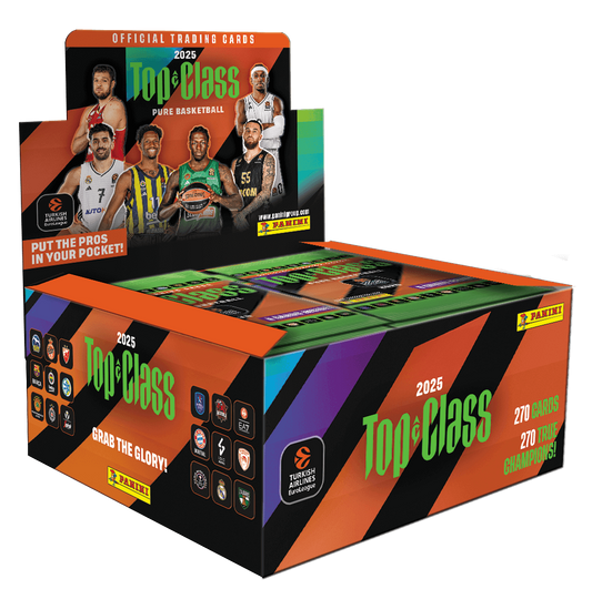 EURO LEAGUE Top Class Basketball Trading Cards