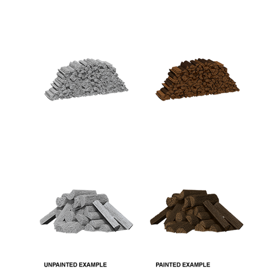 WizKids Deep Cuts Unpainted Miniatures Signs & lights