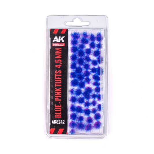 AK Interactive - Vegetation - Blue-Pink Wargame Tufts