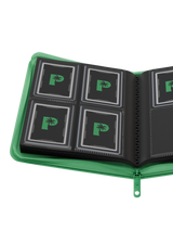 Collector's Series Top Loader Zip Binder - 4 Pocket - Green