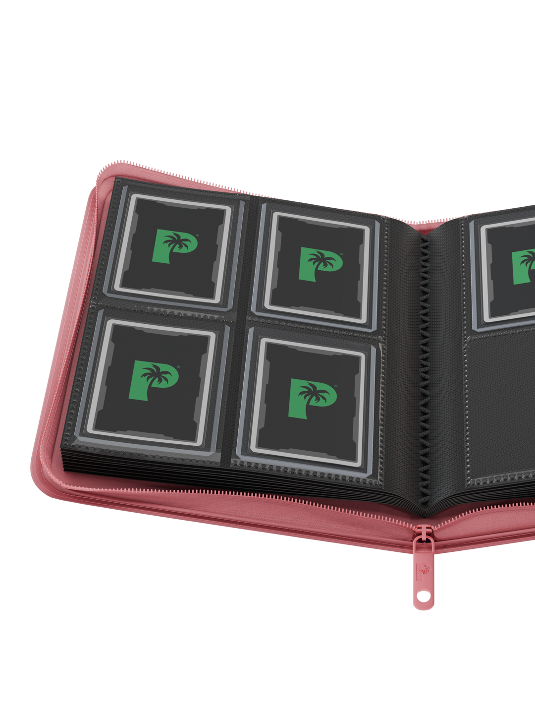 Collector's Series Top Loader Zip Binder - 4 Pocket - Pink