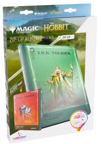 Gamegenic Magic The Gathering The Hobbit Zip-Up Album 18-Pocket - Thranduil, the Elvenking/The Mountain-king